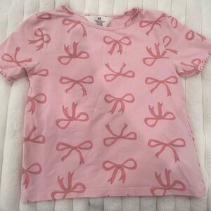 H&M Pink Graphic Tee